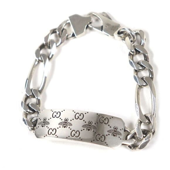 Gucci GG Bee Engraved AG925 Bracelet - Picture 1 of 7